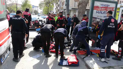 Malatya'da yunus timleri kaza yaptı