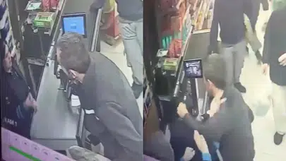 Pendik'te zincir markette poşet kavgası : Kadın kasiyer darp edildi