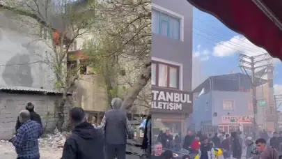 Bursa'da yangın : Çatı katı alev alev yandı