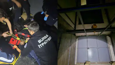 Bursa'da 17 yaşındaki genç asansör boşluğuna düştü
