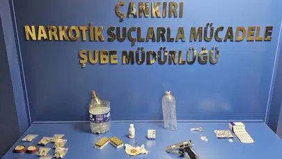 Çankırı'da uyuşturucu operasyonu : 12 şüpheli gözaltında