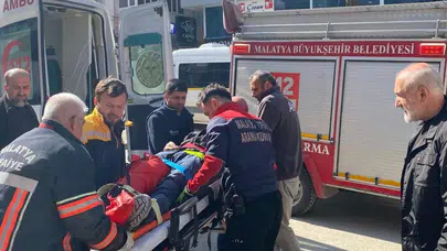 Malatya'da bir işçi asansör boşluğuna düşüp yaralandı
