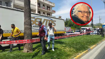 İzmir'de yaya geçidinde tırın çarptığı kadın hayatını kaybetti