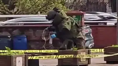 Bartın Valiliği karşısında panik anları : 'Elimde bomba var' diye bağırdı, ortalık karıştı!