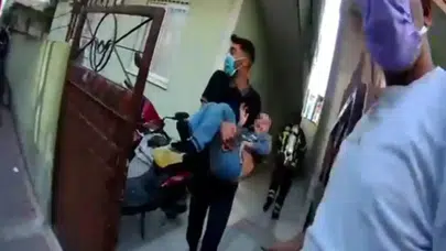 Mersin'de apartmanda korkutan yangın