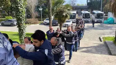 3 ilde suç örgütü operasyonu : 25 şüpheliye gözaltı