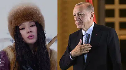 Erdoğan , 'Homay' adlı şarkıyı seslendiren Ay Yola grubunu kabul etti