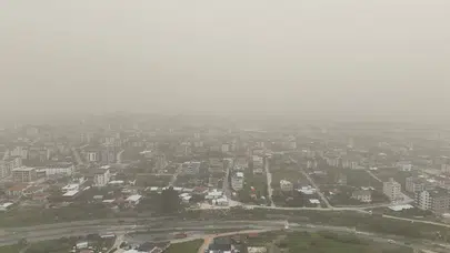 Libya'dan gelen çöl tozu etkisini gösterdi