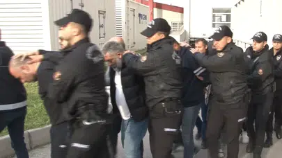 Bayğaralar suç örgütü üyesi 287 şüpheli adliyeye sevk edildi