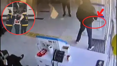 Mersin'de banka şubesinde satırla gasp girişimi : Şüpheli tutuklandı