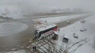 Kastamonu'da 10 araçlı zincirleme kaza : Çok sayıda yaralı var