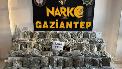 Gaziantep'te uyuşturucu operasyonu : 1 kişi yakalandı