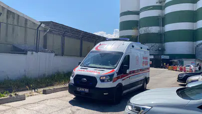 Kocaeli'de iş kazası : Bir işçi 12. kattan düşerek ağır yaralandı
