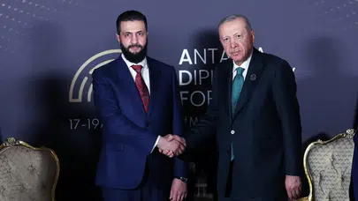 Cumhurbaşkanı Erdoğan, Suriye Cumhurbaşkanı Şara ile görüştü