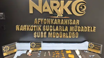 Afyonkarahisar'da uyuşturucu operasyonu : 1 tutuklu