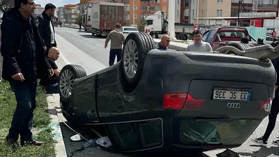 Konya Karapınar'da kaza : 2 yaralı