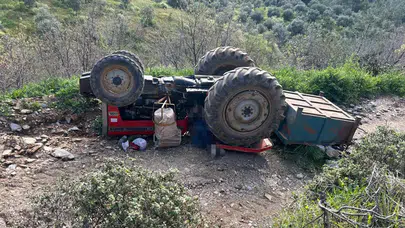Manisa'da traktör faciası : Aynı aileden 3 kişi hayatını kaybetti