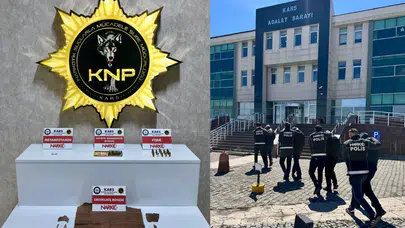 Kars'ta uyuşturucu operasyonu : 4 tutuklu