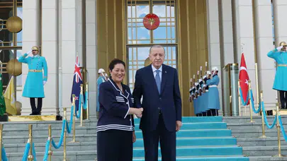 Cumhurbaşkanı Erdoğan, Yeni Zelanda Genel Valisi'ni kabul etti
