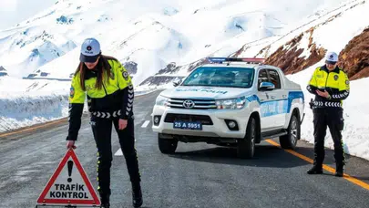 Erzurum'da bir ayda 106 trafik kazası meydana geldi