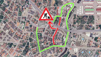 Kocaeli'de Koca Yusuf Caddesi trafiğe kapatıldı