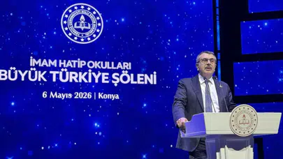 Bakan Tekin, İmam Hatip Okulları Büyük Türkiye Şöleni'nde