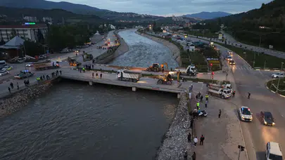 Tokat'ta taşkın riski nedeniyle Çedaş Köprüsü'nün yıkılmasına karar verildi