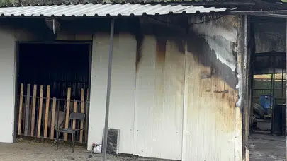 Eyüpsultan'da adak kurban merkezinde yangın : 1 ölü, 1 gözaltı