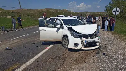 Mardin'de zincirleme kazada 5 kişi yaralandı