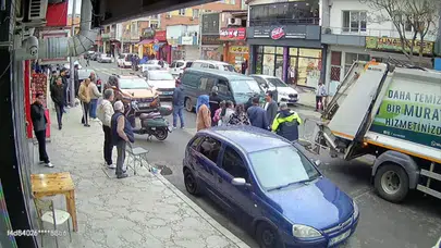 Tekirdağ'da ticari araç, çöp kamyonuna çarptı : Temizlik işçisi yaralandı