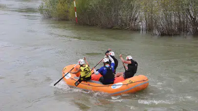 Murat Nehri'de kano yarışları : 400 sporcu yarıştı