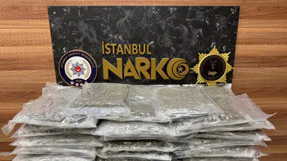 Kartal'da uyuşturucu operasyonu : 58 kilo gram skunk ele geçirildi