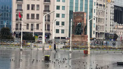 Taksim Meydanı 1 Mayıs'ta sessizliğe büründü