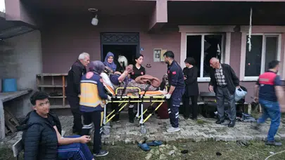 Kastamonu'da sobayı benzinle yakmak isteyen aile ölümden döndü : 4 yaralı