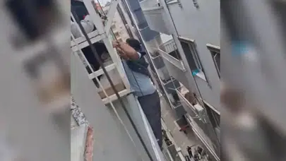 Şanlıurfa'da inşaatta asansör faciası : Bir işçi düştü, diğeri havada asılı kaldı
