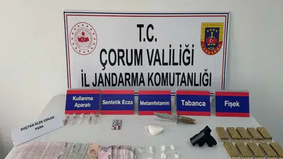 Çorum'da uyuşturucu operasyonu : 6 tutuklu