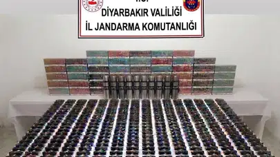 Diyarbakır’da kaçakçılığa büyük darbe : On binlerce ürün ele geçirildi