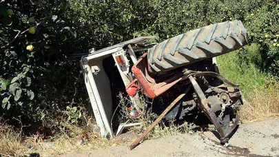 Manisa Soma'da feci kaza : Tarlasını sürerken traktörün altında kalan yaşlı adam öldü