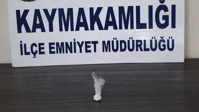 Kütahya Gediz'de uyuşturucu operasyonu