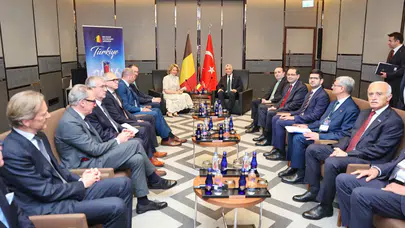 Bakan Bolat Belçika Kraliçesi ve beraberindeki heyetle görüştü