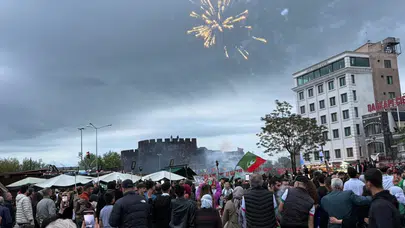 Diyarbakır'da şampiyonluk kutlamaları : 11 yaralı, 10 gözaltı