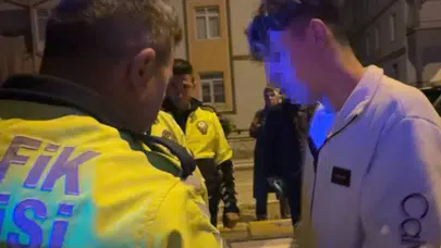Aksaray'da kaza yapan alkollü sürücünün ehliyeti iptal edildi