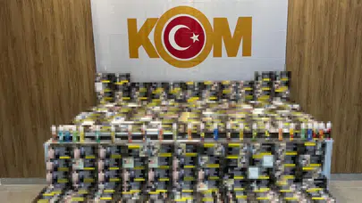Samsun'da bir depoda 43 bin kaçak makaron ele geçirildi