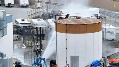 ABD'de kimyasal tank alarmı : 40 bin kişi tahliye edildi