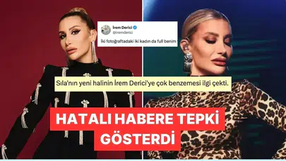 İrem Derici'den kendisini Sıla Gençoğlu'na benzeten haber sayfasına ilginç yanıt