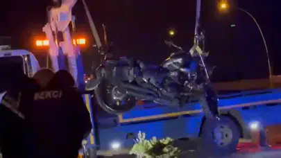Ankara'da kaza : Motosiklet sürücüsü hayatını kaybetti