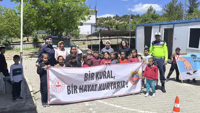 Adıyaman'da öğrenciler trafik konusunda bilinçlendi