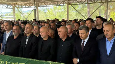 Mevlüt Çavuşoğlu'nun kardeşi son yolculuğuna uğurlandı