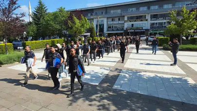 Düzce'de staj vurgunu soruşturmasında 9 şüpheli tutuklandı