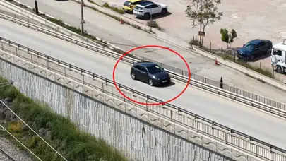Kırıkkale'de denetimden kaçmak için ters yöne giren sürücüye 82 bin lira ceza